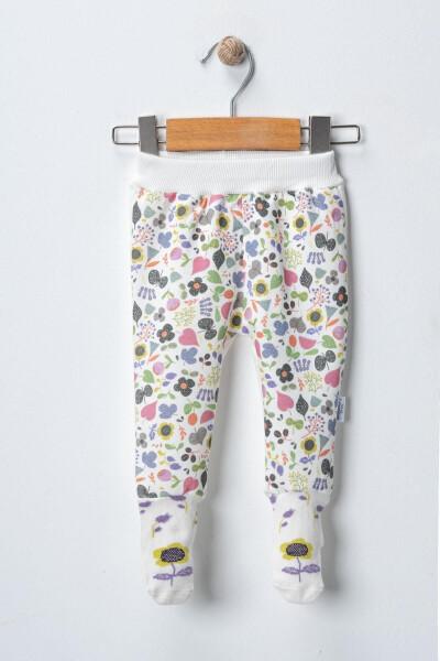 Baby Floral Digital Footless Pants 