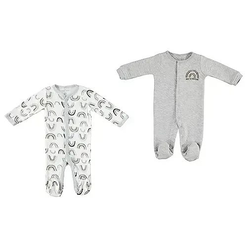 Baby Gear Boys' Baby Clothes Matching Hat and Mittens Pajama Set for Sleep and Play - 1