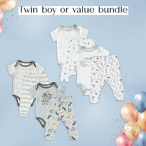 Baby Gear Girl's Baby Clothes Layette Set Footless Sleep and Play - 25