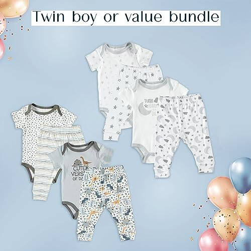 Baby Gear Girl's Baby Clothes Layette Set Footless Sleep and Play - 25