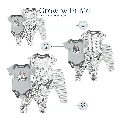 Baby Gear Girl's Baby Clothes Layette Set Footless Sleep and Play - 14