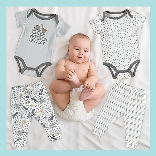 Baby Gear Girl's Baby Clothes Layette Seti Oyoqsiz Uyqu va O'yin - 18