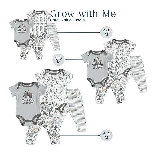 Baby Gear Girl's Baby Clothes Layette Seti Oyoqsiz Uyqu va O'yin - 9