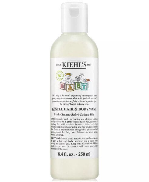 Baby Gentle Hair & Body Wash, 8.4-oz No Color - 2