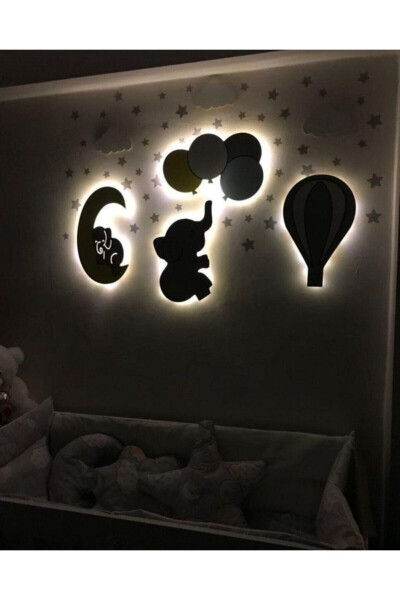 Baby Gift Baby/Kids Room Wooden Decorative Lighting And Baby Gift - 2