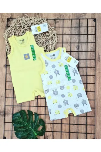 Baby Girl and Boy Summer Sleeveless Romper Twin Baby Set Summer Baby Products - HELLO BABY (1)