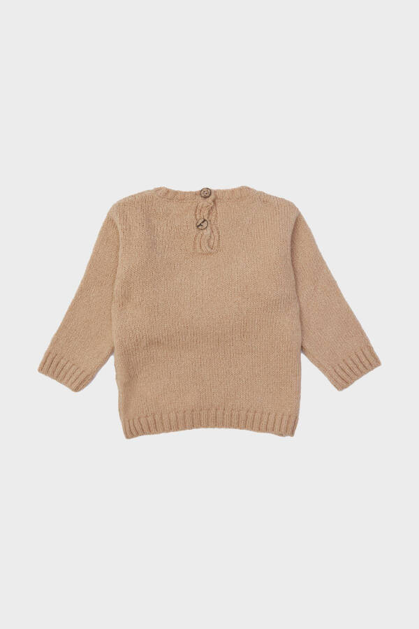 Baby Girl Beige Sweater 23FW0LT7401 - 2