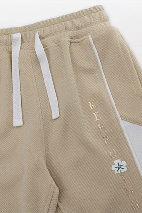 Baby Girl Beige Sweatpants - 3