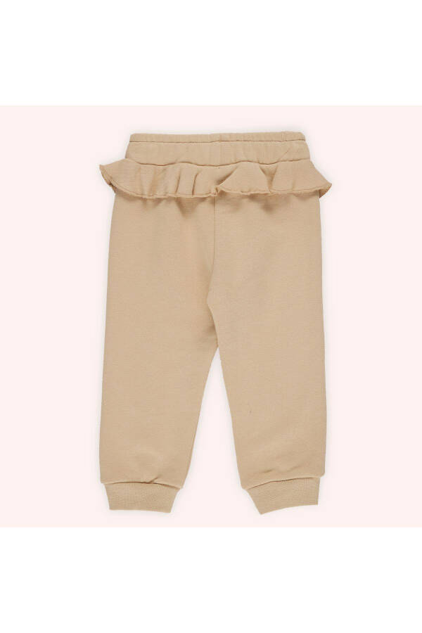 Baby Girl Beige Sweatpants - 5