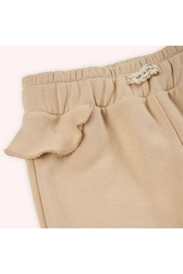 Baby Girl Beige Sweatpants - 6