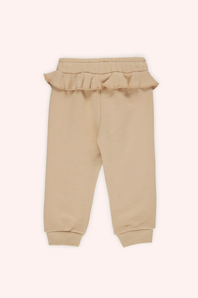 Baby Girl Beige Sweatpants - PANÇO (1)
