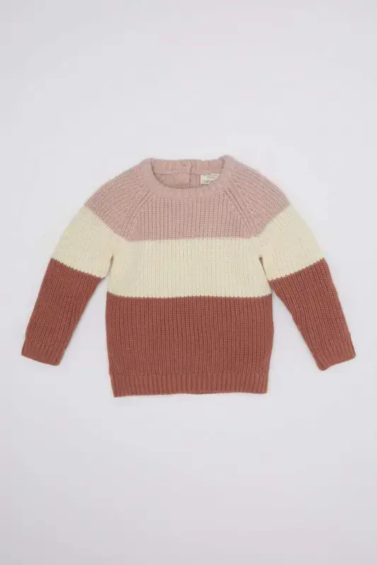 Baby Girl Bicycle Neck Sweater C8292A524WN - 1