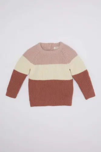 Baby Girl Bicycle Neck Sweater C8292A524WN - 1