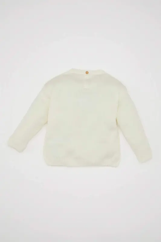 Baby Girl Bike Neck Printed Sweater C8089a524au - 4