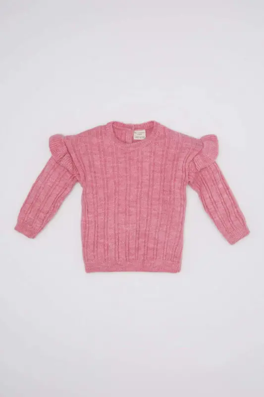 Baby Girl Bike Neck Sweater C83314A524WN - 1