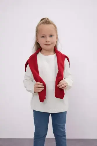 Baby Girl Bike Neck Sweater X8187a223au - 1