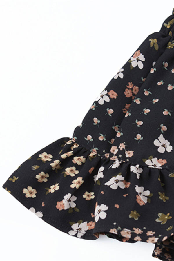 Baby Girl Black Patterned Skirt - 6