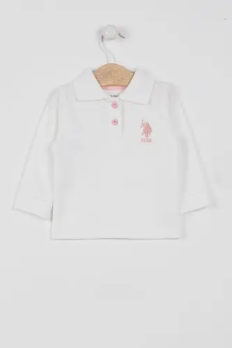 Baby Girl Cream T-Shirt-Cream 