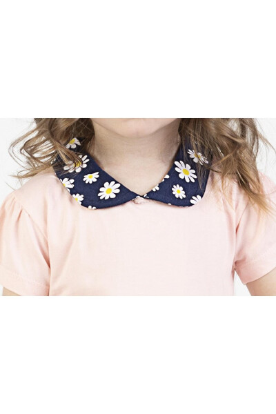 Baby Girl Daisy Pattern Collar Dress - 11