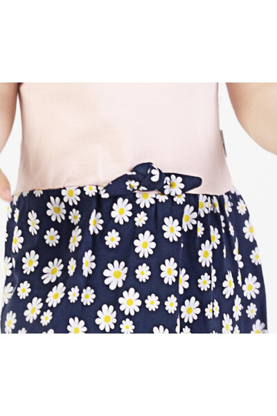 Baby Girl Daisy Pattern Collar Dress - 12