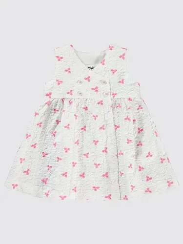 Baby Girl Dress 6-18 Months Fuchsia-Fuchsia - 1