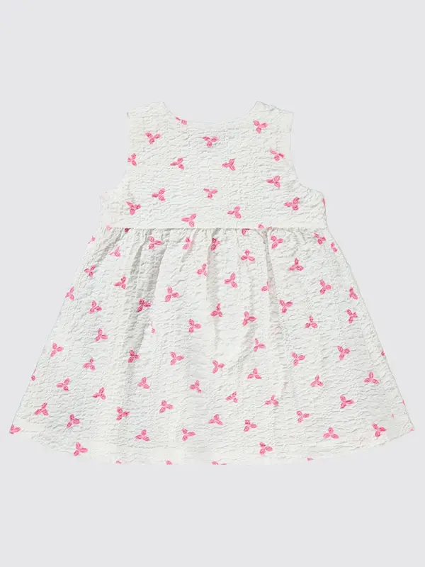 Baby Girl Dress 6-18 Months Fuchsia-Fuchsia - 2