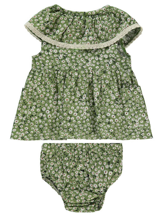 Baby Girl Dress 6-18 Months Khaki - 6