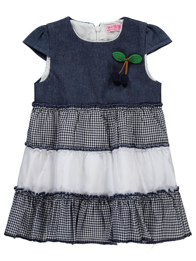 Baby Girl Dress 6-18 Months Navy Blue - 3