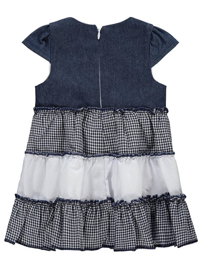 Baby Girl Dress 6-18 Months Navy Blue - 4