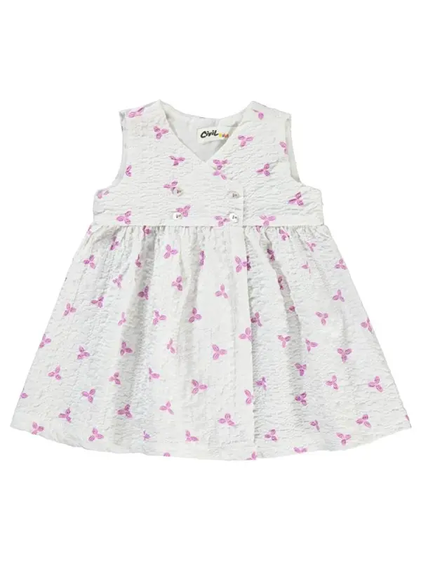 Baby Girl Dress 6-18 Months Purple-Purple - 1