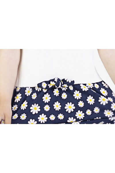 Baby Girl Dress with Daisy Pattern Collar - 8