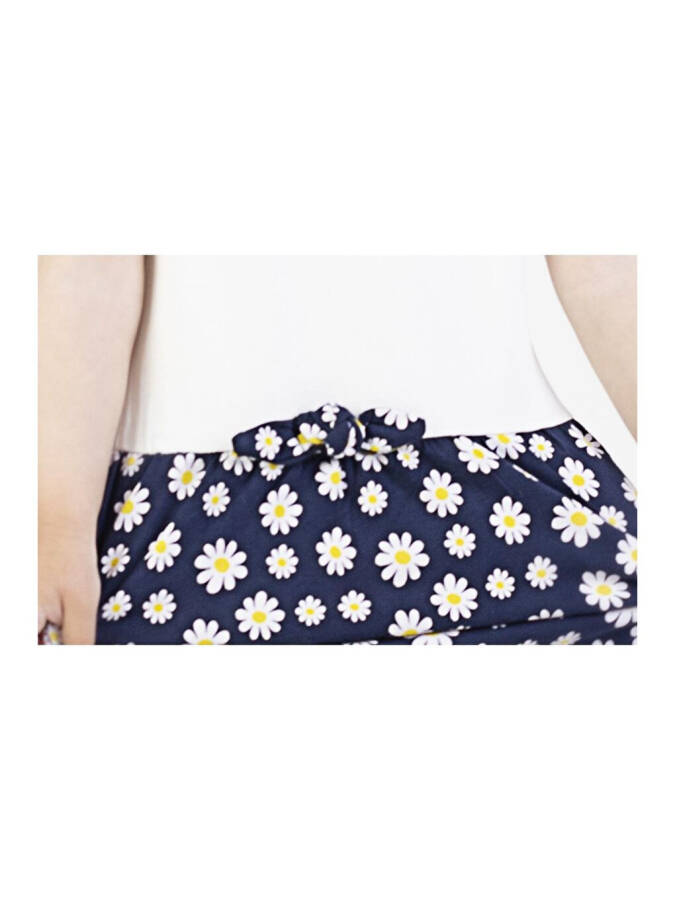 Baby Girl Dress with Daisy Pattern Collar - 4