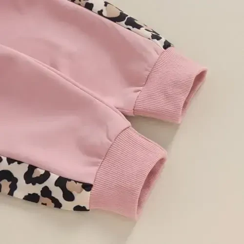 Baby Girl Fall Clothes Set Long Sleeve Letter Print Sweatshirt Pants Toddler Infant Outfits 6 12 18 24 Months 2T 3T - 7