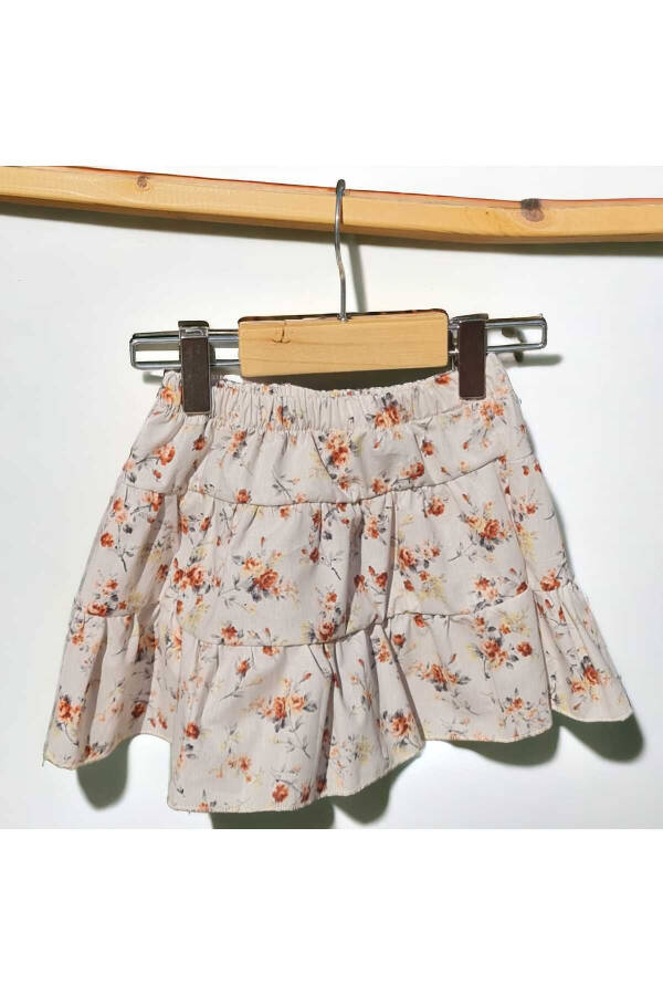 Baby Girl Floral Frilled Skirt - 1