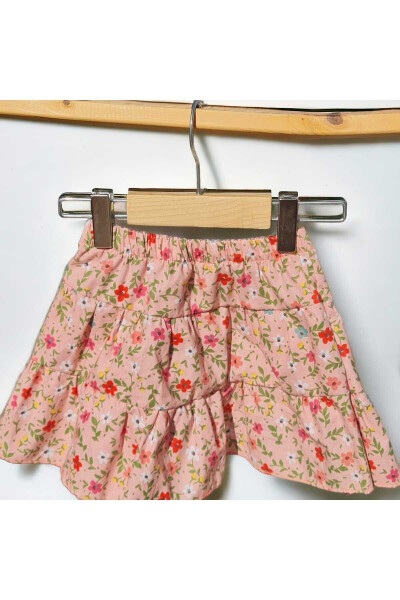 Baby Girl Floral Frilled Skirt - BEBEĞİME ÇORAP