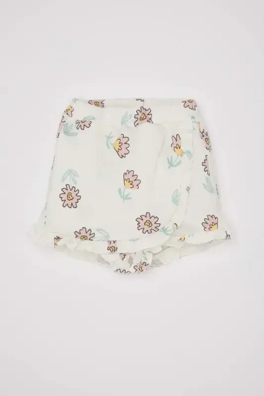 Baby Girl Floral Shorts Skirt D3571A524SM - 1