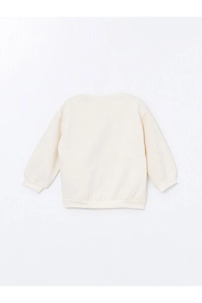 Baby girl floral sweatshirt - 3