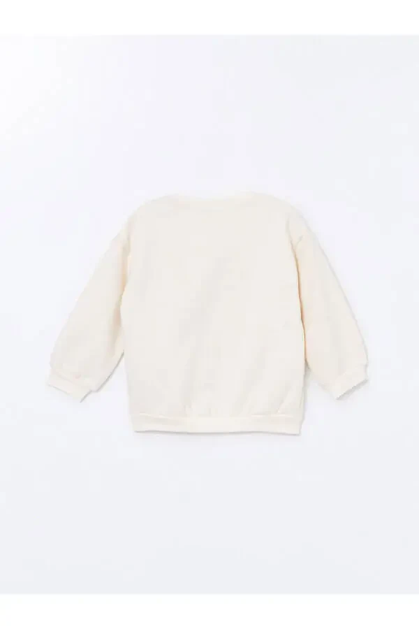 Baby girl floral sweatshirt - 3