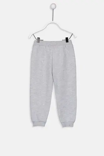 Baby Girl Gray Melange Cx7 Pants-GRAY MELANGE CX7 - LC WAIKIKI (1)