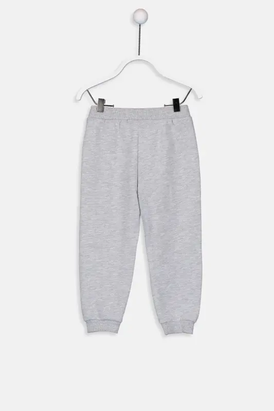 Baby Girl Gray Melange Cx7 Pants-GRAY MELANGE CX7 - 2