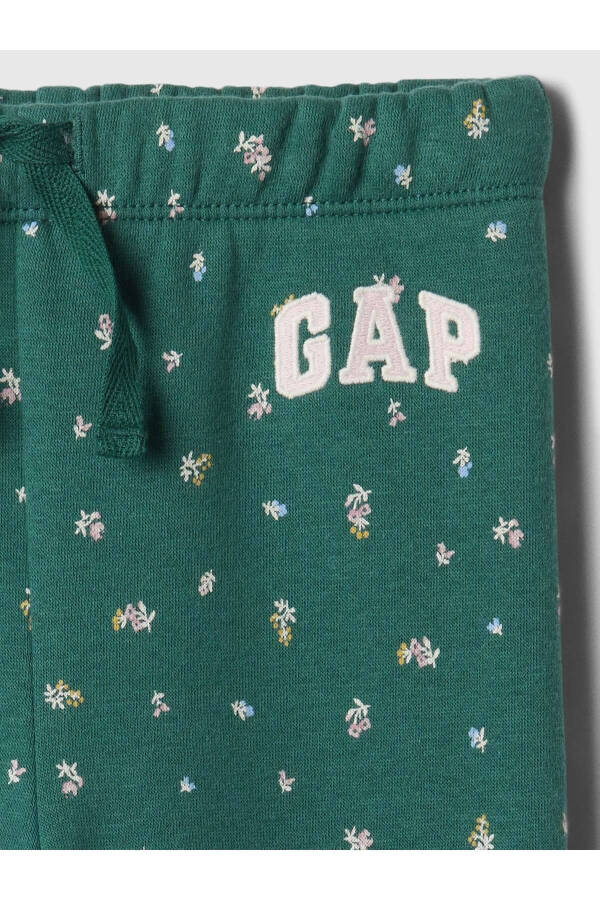 Baby Girl Green Logo Fleece Jogger Pants - 13