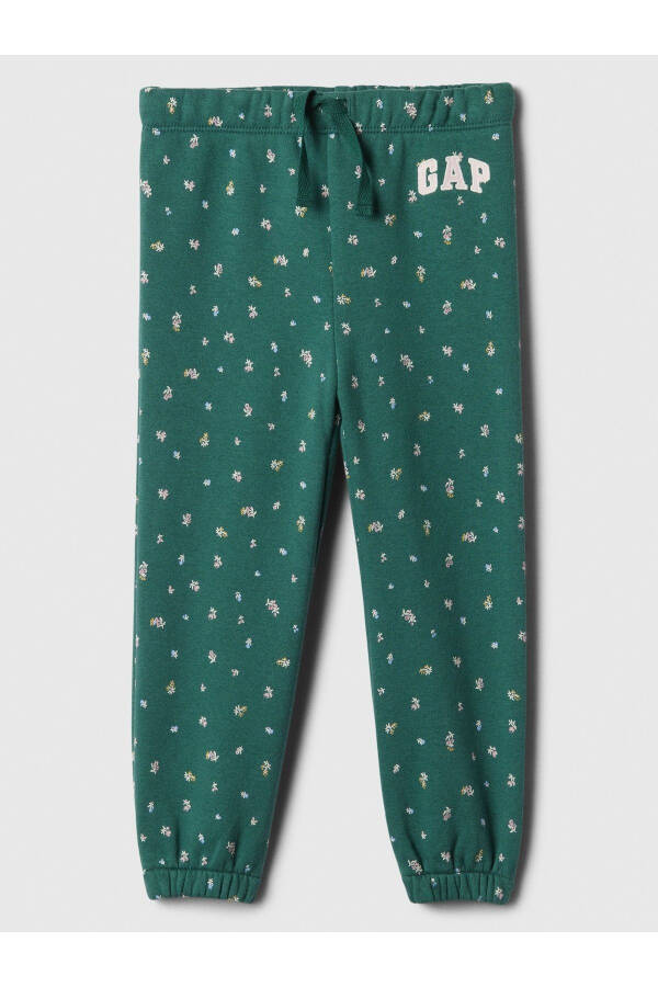 Baby Girl Green Logo Fleece Jogger Pants - 6