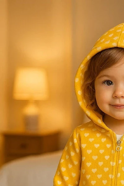 Baby Girl Heart Jacquard 3-Piece Set - DONINO (1)