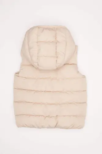 Baby Girl Hooded Puffer Vest - 3