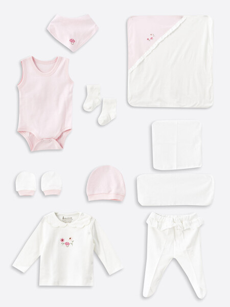 Baby Girl Hospital Discharge Set - 12