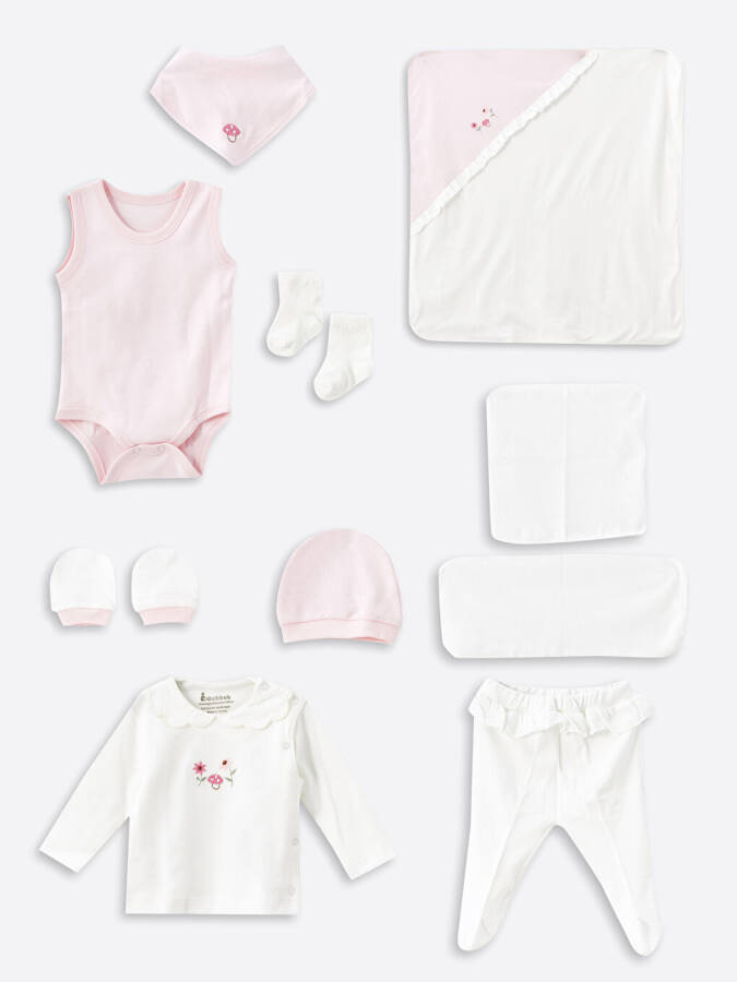 Baby Girl Hospital Discharge Set - 12