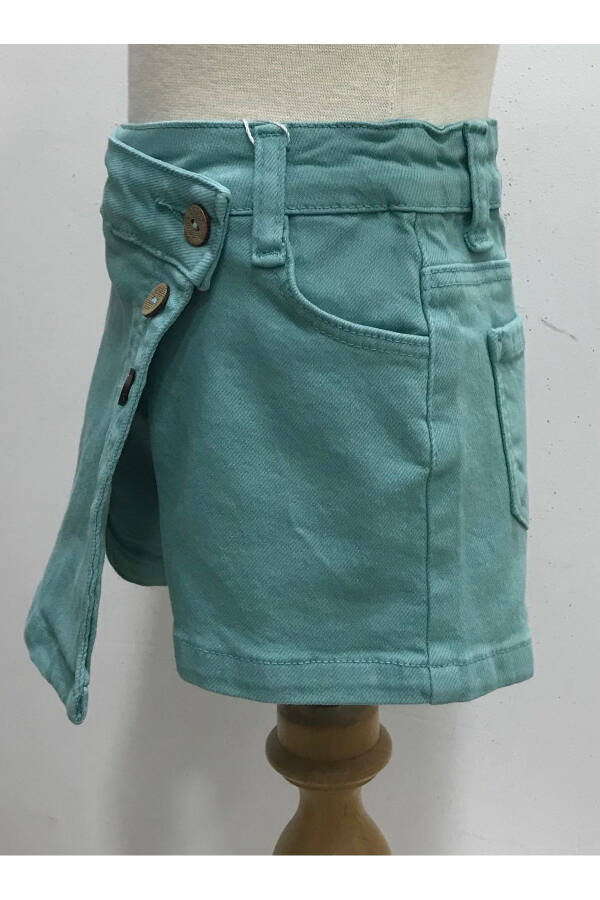 Baby Girl Jean Shorts Skirt - 4