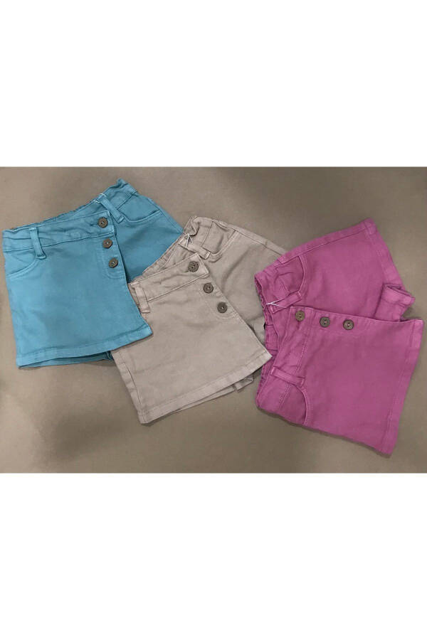 Baby Girl Jean Shorts Skirt - 5