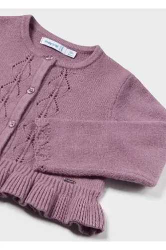 Baby Girl Knitted Cardigan Purple 2326 - PURPLE - MAYORAL (1)