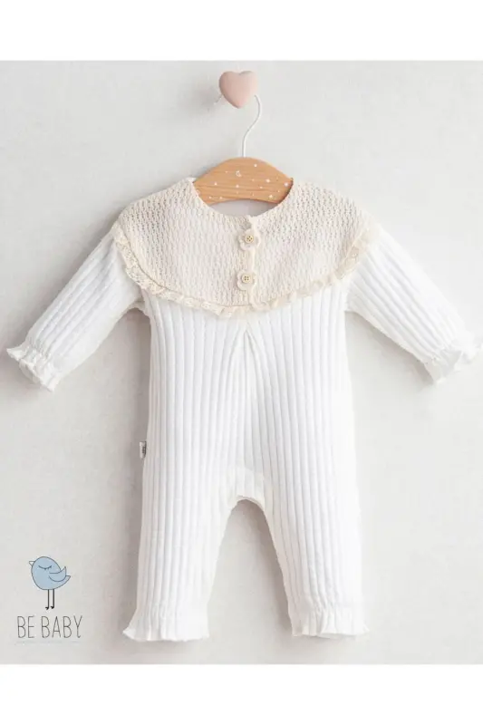 Baby Girl Lace Collar Romper - MODA